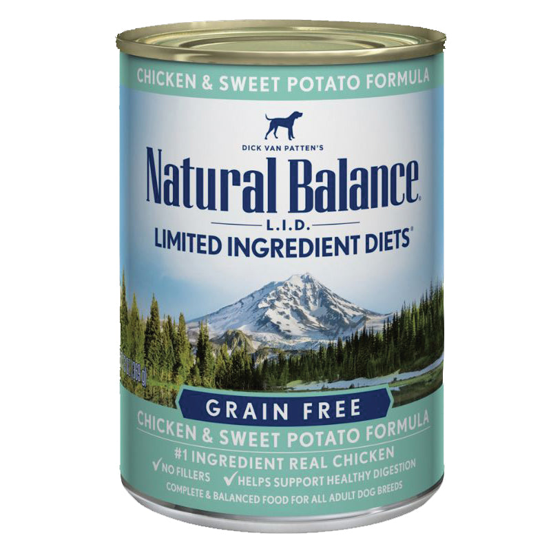 Natural Balance Limited Ingredient Chicken & Sweet Potato Wet Dog Food, 13 oz.