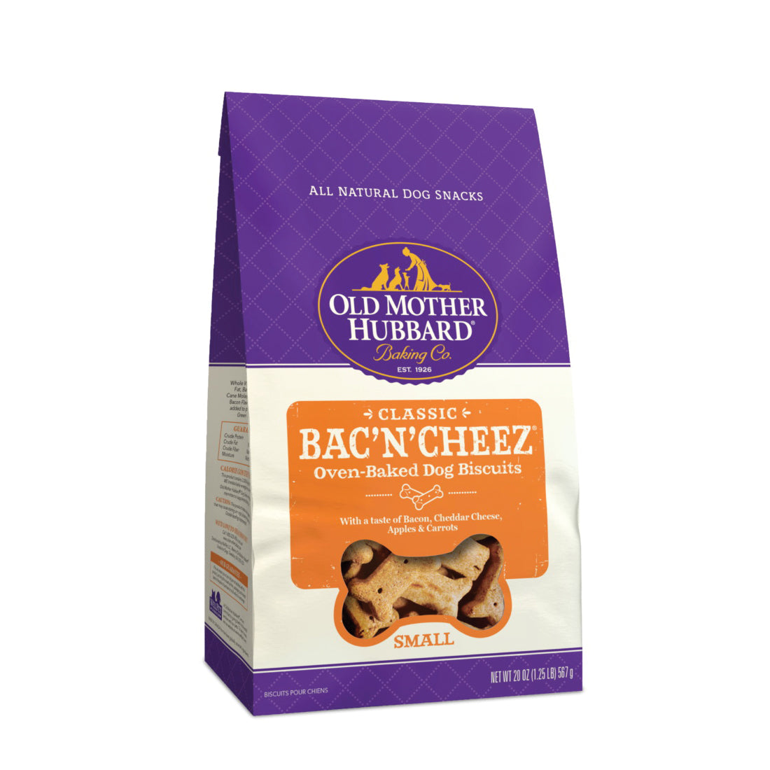 Old Mother Hubbard Bac'N Cheez Dog Biscuits, 20 oz.