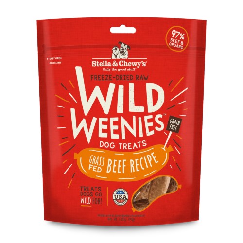 Stella & Chewy's Wild Weenies Beef Dog Treats, 3.2 oz.