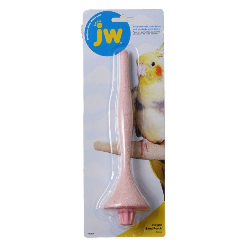 JW Pet Insight Sand Perch for Cockatiels, Regular (9 in.)