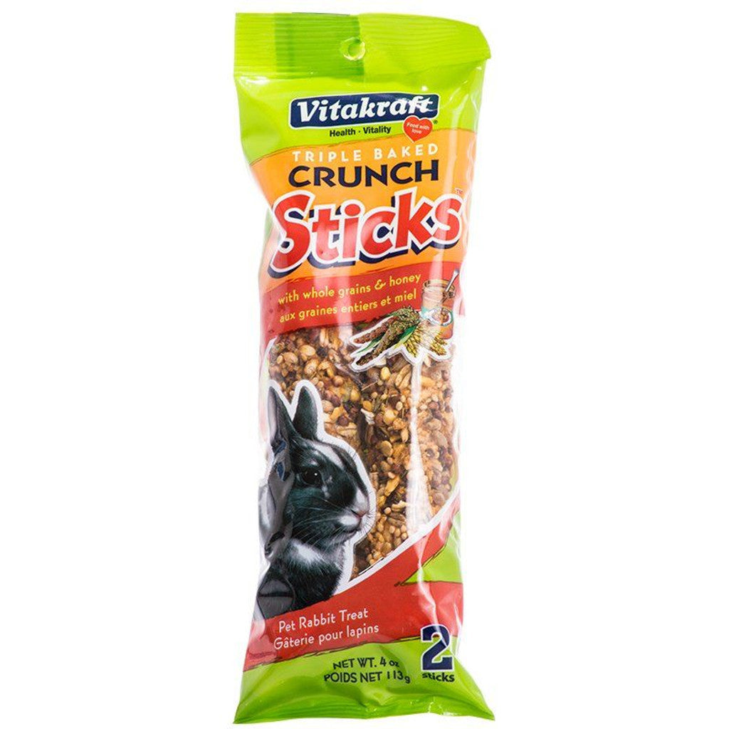 Vitakraft Whole Grains & Honey Crunch Sticks Rabbit Treats