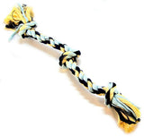 Mammoth Flossy Chews 3-Knot Tug Rope Dog Toy, 20 in.