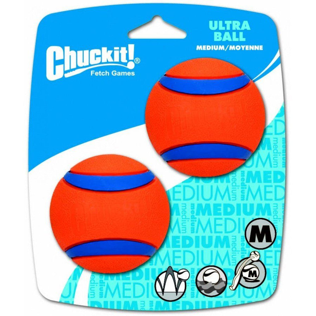 Chuckit! Ultra Ball Dog Toy, Medium (2 Pack)