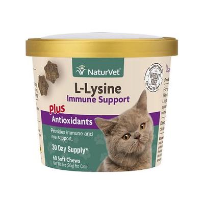 Naturvet / Garmon Corp Naturvet L Lysine Immune Cat Soft Chew, 60-Ct