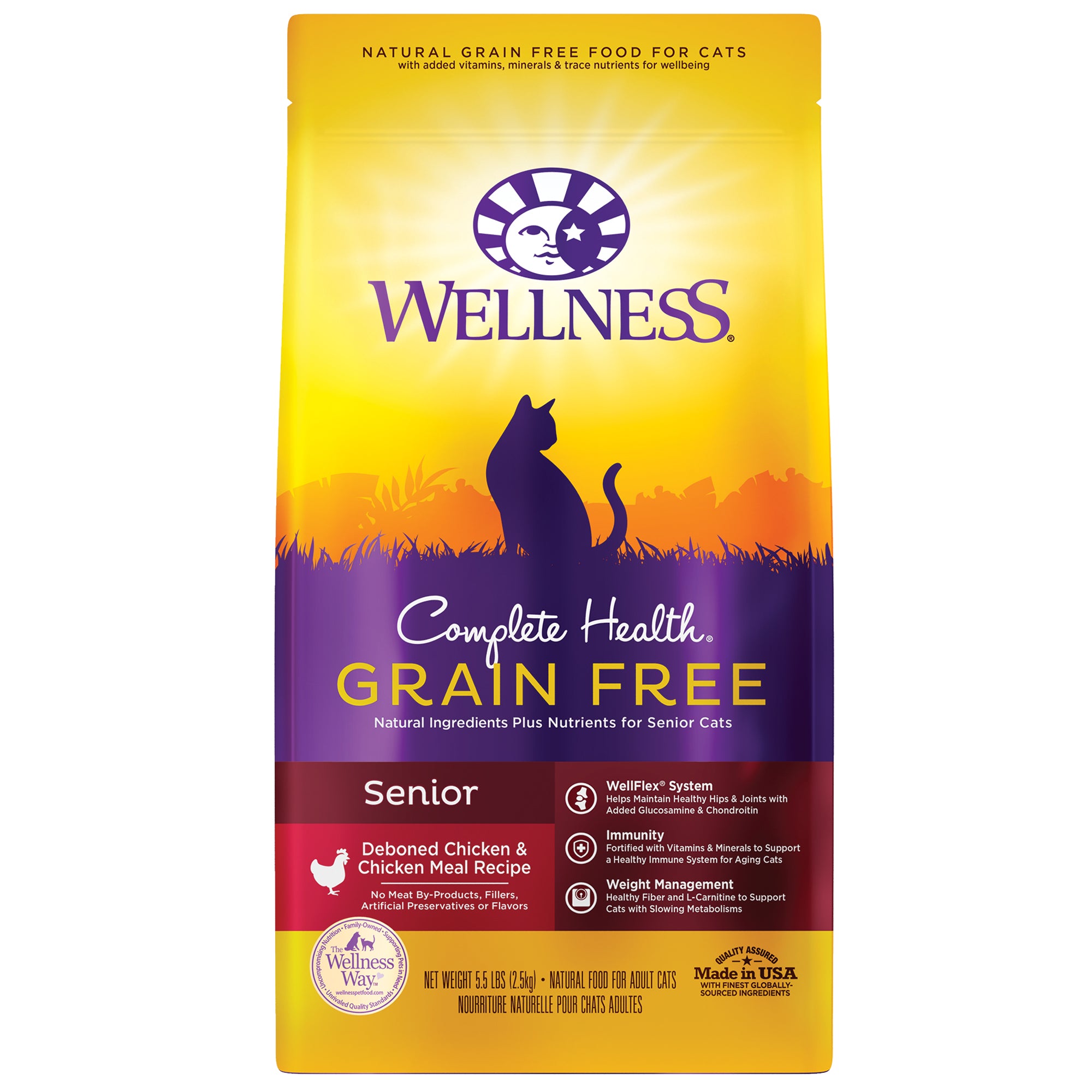 Wellness Age Advantage Grain-Free Dry Cat Food, 5.5 lbs.