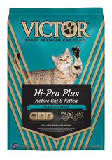 Victor Hi-Pro Plus Active Cat & Kitten Food, 15-Lb Can