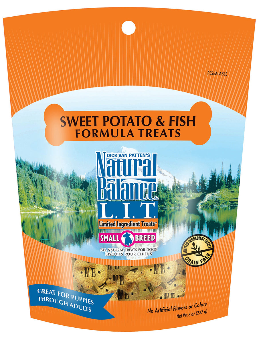 Natural Balance Limited Ingredient Sweet Potato & Fish Dog Treats, 8 oz.