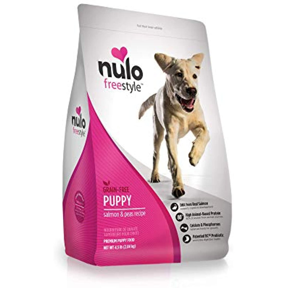 Nulo FreeStyle Salmon & Peas Grain-Free Dry Puppy Food, 4.5 lbs.