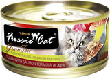 Fussie Cat Premium Tuna with Salmon Canned Cat Food, 2.8 oz.