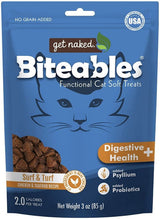 Get Naked Digestive Health Surf & Turf Cat Treats, 3 oz.