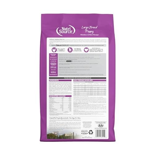 NutriSource Large Breed Chicken & Rice Formula Dry Puppy Food