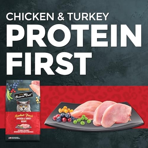 Fussie Cat Market Fresh Chicken & Turkey Recipe Grain-Free Dry Cat Food, 10 lbs.