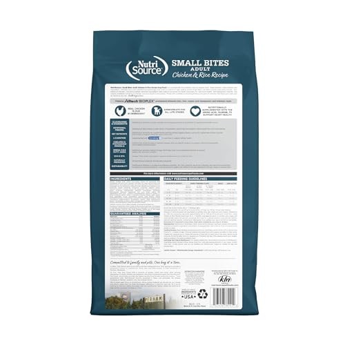 NutriSource Adult Small Bites Chicken & Rice Dry Dog Food