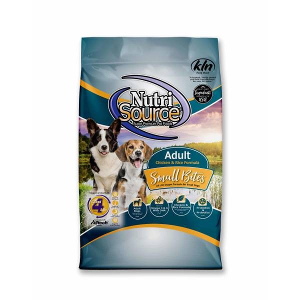 Nutrisource Adult Small Bites Chicken And Rice Dog Food