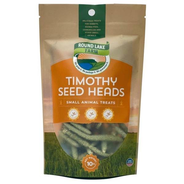 Round Lake Farms Timothy Seed Heads Small Animal Treat Cat 0.4 oz