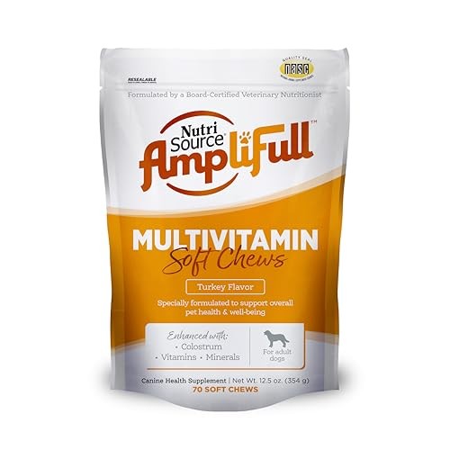 Nutri Source Amplifull Multi Vitamin Dog Soft Chew, 12.5 oz, Pack Of 1