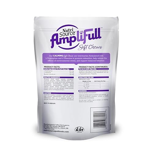 Nutri Source Amplifull Calming Dog Soft Chew Supplement 12.5 oz