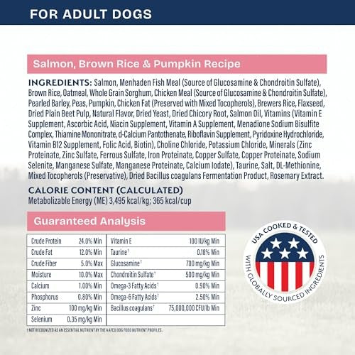 Natural Balance Whole Body Health Easy Digestion Salmon, Brown Rice & Pumpkin Dry Dog Food, 22 lbs.