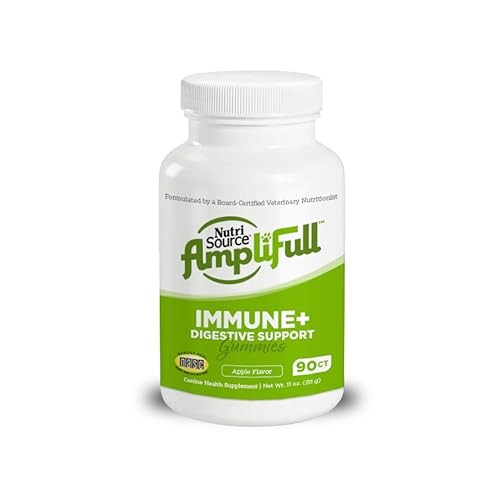 NutriSource AmpliFull Immunity & Skin Dog Gummy Supplement, 11 oz.