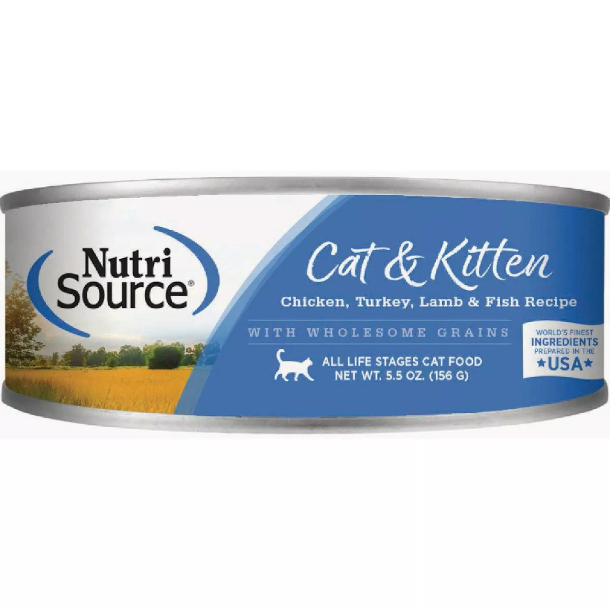 NutriSource Chicken, Turkey & Lamb Wet Cat & Kitten Food, 5 oz.