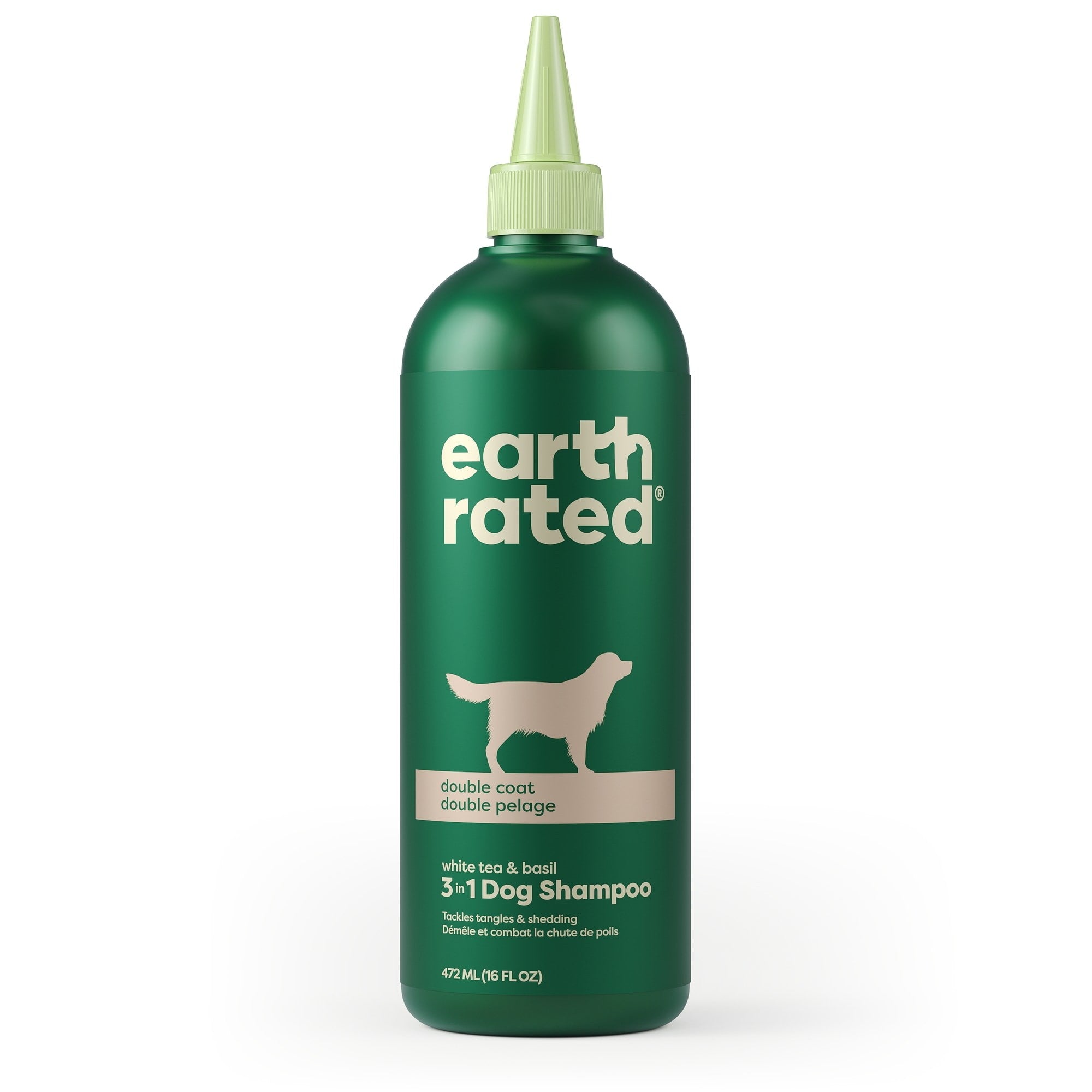 Earth Rated Hypoallergenic 4-in-1 Dog & Puppy Shampoo & Conditioner, 16 fl. oz.