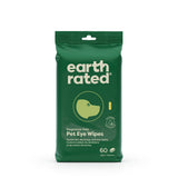 Earth Rated Unscented Eye Wipes for Dogs & Cats, 60 Count