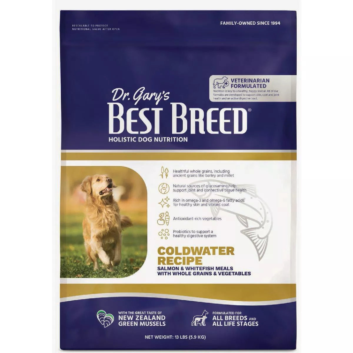 Best Breed Holistic Coldwater Recipe Dry Dog Food, 13 lbs.