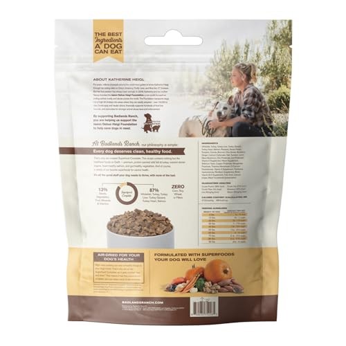 Badlands Ranch Air Dried Superfood Dog Food, Wild Fish and Turkey, 11.5 oz