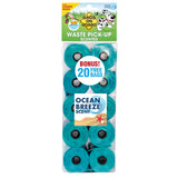 Bags on Board Ocean Breeze Scented Doggie Clean-Up Bags, 140 Count