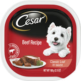 Cesar Beef Recipe Wet Dog Food, 3.5 oz. Tray