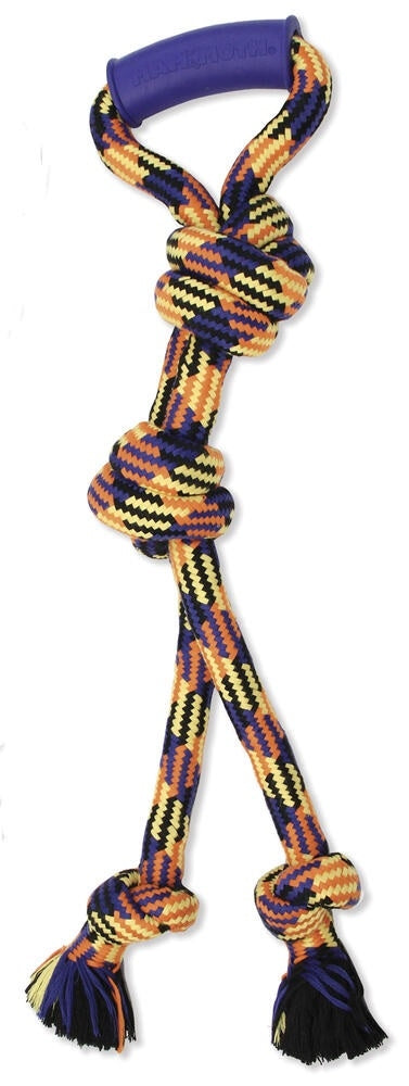 Mammoth Flossy Chews Twin Tug Rope Dog Toy, 24 in.