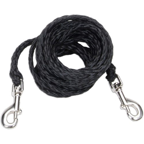 Coastal Big Dog Poly Tie-Out Black, 10 ft.