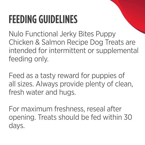 Nulo Freestyle Puppy Chicken & Salmon Jerky Treats, 5 oz.