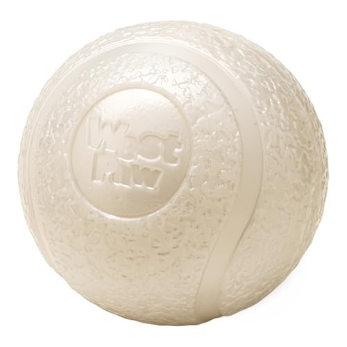 West Paw Boundr Bouncing Fetch Ball Dog Toy, Small (2-Pack)
