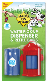 Bags on Board Fire Hydrant Waste Bag Dispenser (30 Count)
