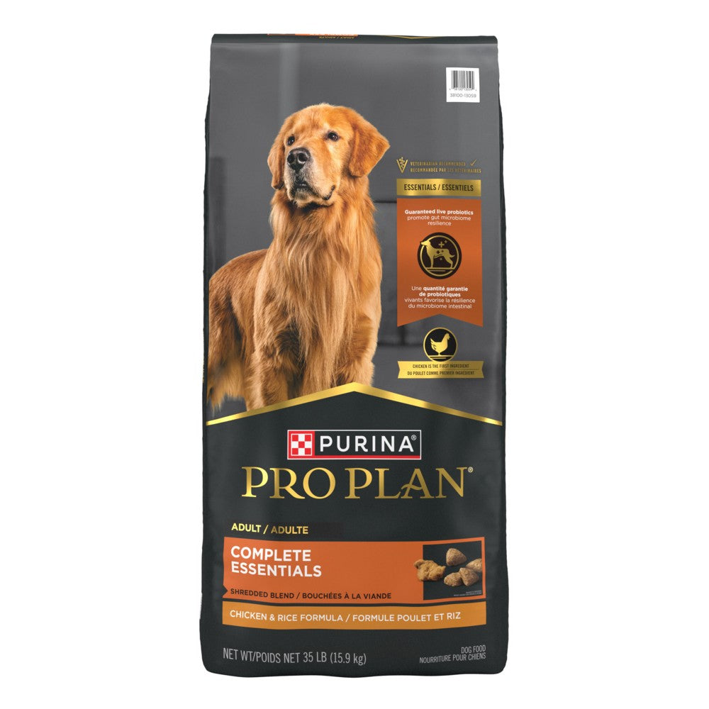 Purina Pro Plan Complete Essentials Shredded Blend Chicken & Rice 5 lbs