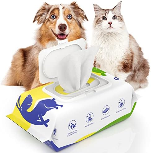 Earth Rated Unscented Dog Grooming Wipes, 100 Count