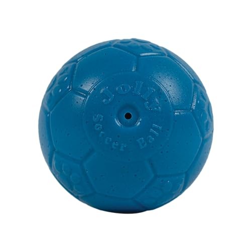 Jolly Pets Jolly Soccer Ball Ocean Blue Dog Toy, 3 in.