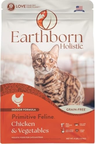 Earthborn Holistic Primitive Feline Grain-Free Dry Cat Food, 12.5 lbs.