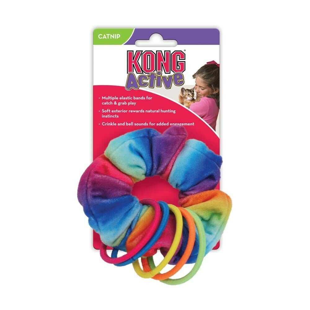 Kong Active Scrunchie Cat Ring Toy One Size