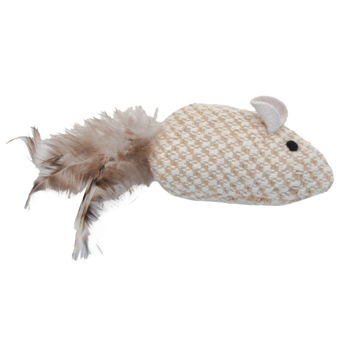 Turbo Natural Mouse Cat Toy, 3.75 in.