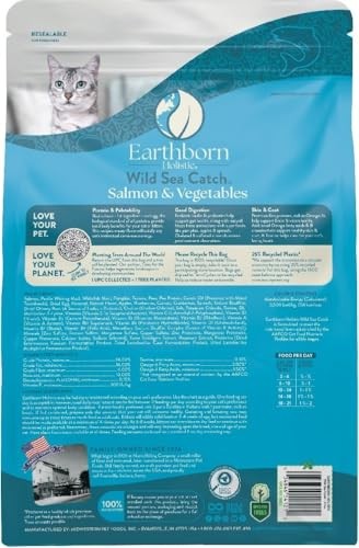 Earthborn Holistic Wild Sea Catch Grain-Free Dry Cat Food, 4 lbs.
