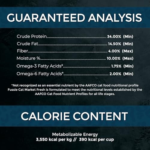 Fussie Cat Market Fresh Salmon Recipe Grain-Free Dry Cat Food, 10 lbs.
