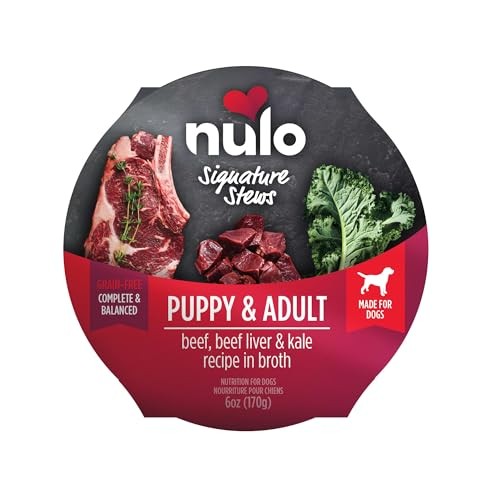 Nulo Signature Stews Beef, Beef Liver & Kale in Broth Dog & Puppy Food, 6 oz.