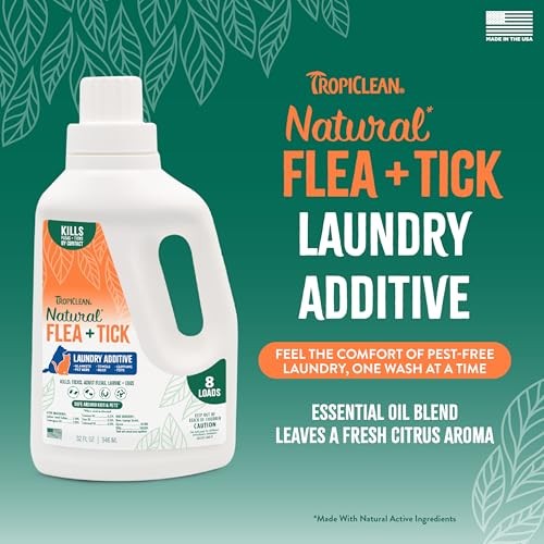 TropiClean Flea & Tick Laundry Additive, 32 oz.