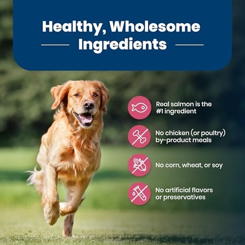 Blue Buffalo Adult Salmon & Brown Rice Dry Dog Food, 30 lbs.