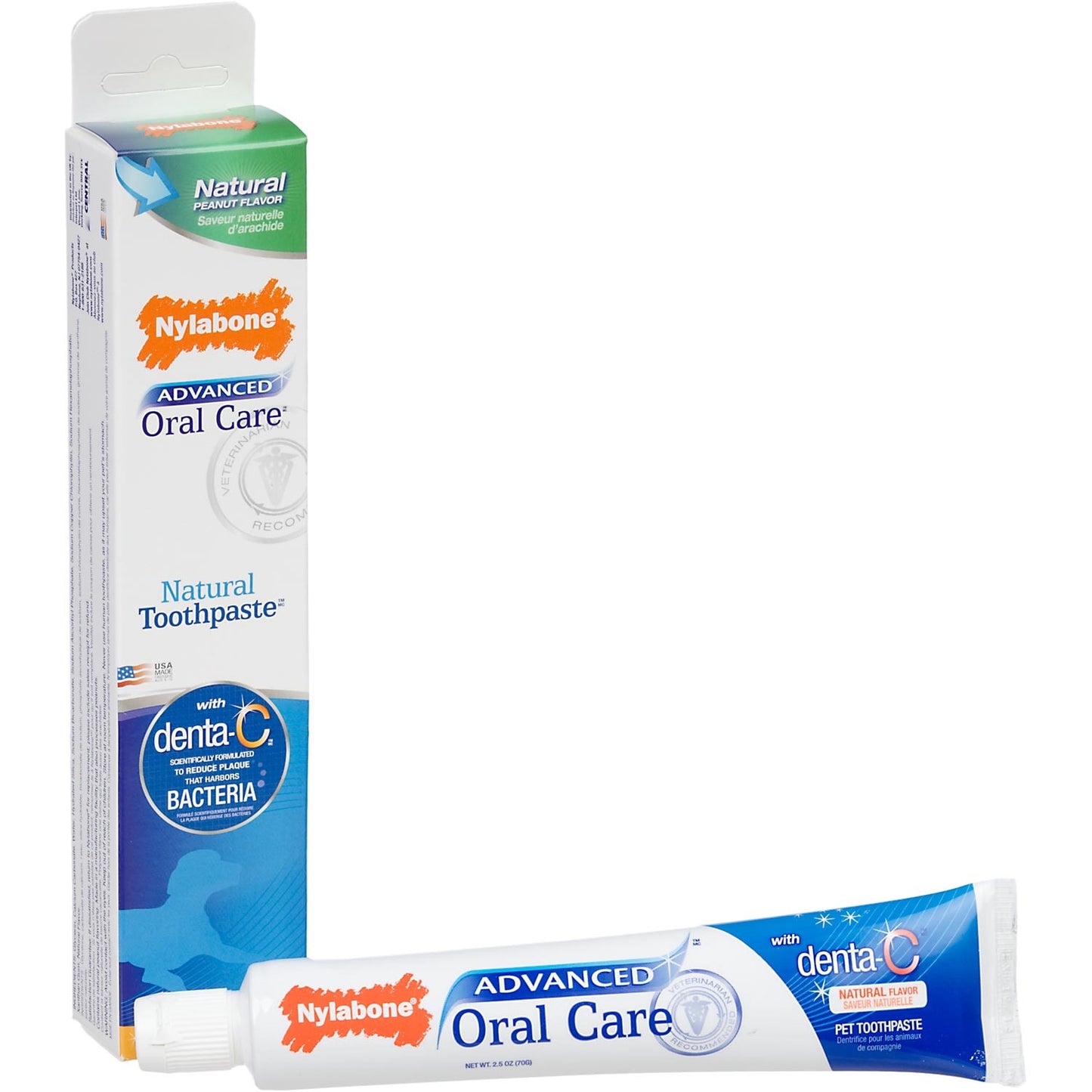 Nylabone Advanced Oral Care Natural Cat Toothpaste, 2.5 oz.