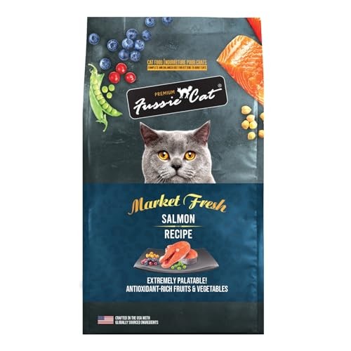 Fussie Cat Market Fresh Salmon Recipe Grain-Free Dry Cat Food, 3.5 lbs.
