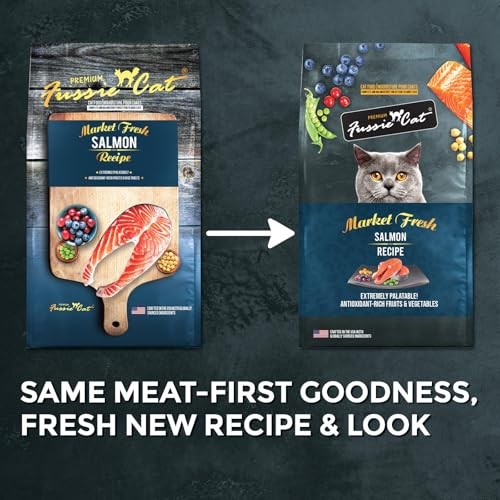 Fussie Cat Market Fresh Salmon Recipe Grain-Free Dry Cat Food, 3.5 lbs.