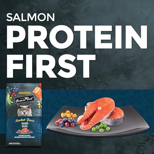 Fussie Cat Market Fresh Salmon Recipe Grain-Free Dry Cat Food, 3.5 lbs.